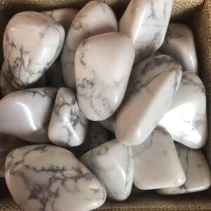 White Howlett Tumble Stone