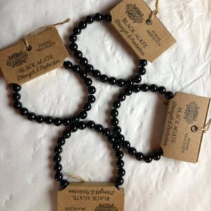 Black Agate Power Bracelets