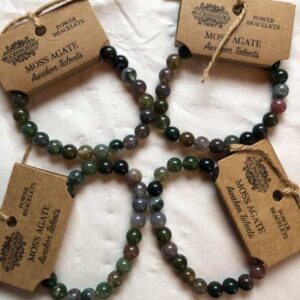 Moss Agate Power Bracelets