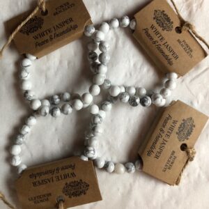 White Jasper Power Bracelets