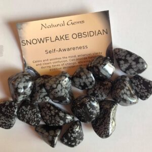 Snowflake Obsidian Tumble Stones