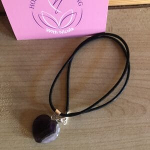 Amethyst Heart Necklace