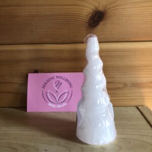 Selenite Unicorn Horn