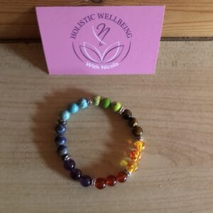Chakra Balancing Bracelet (crystal beads)