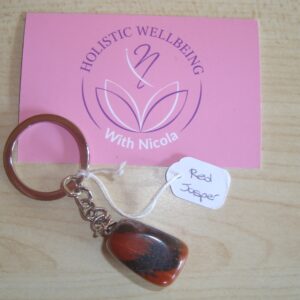 Red Jasper Keyring
