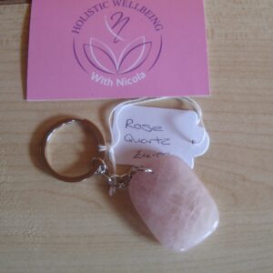 Rose Quartz Keyring