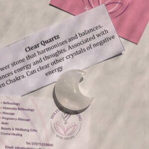Clear Quartz Moon