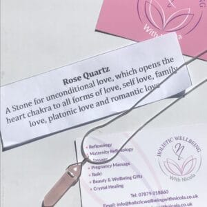 Rose Quartz Point Pendant