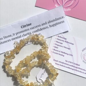Citrine Chip Bracelet