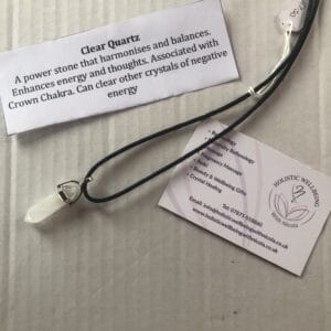 Clear Quartz Point Pendant