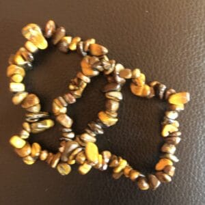 Gold Tiger Eye Chip Bracelet