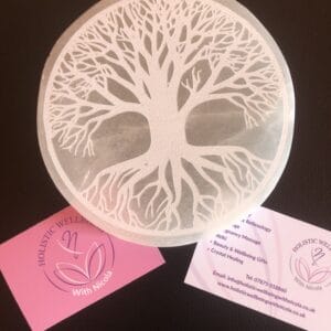 Tree of Life Selenite Charging Plate