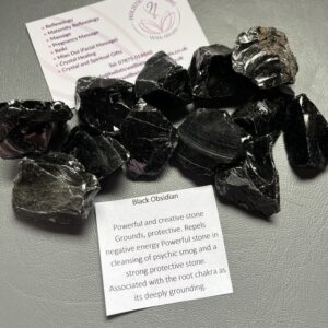 Raw Black Obsidian Stone