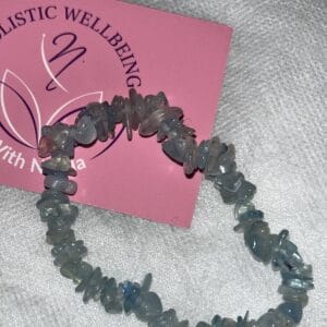 Aquamarine Chip Bracelet